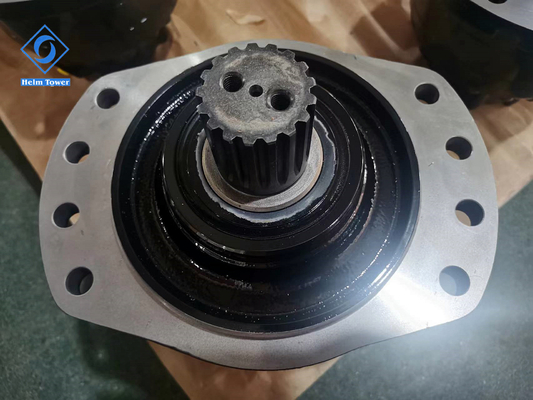 Negro 0-150 R/min Motor hidráulico de la serie Poclain MS con regulación de velocidad