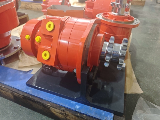 Hierro fundido de trabajo pesado 100-125r/min Motor de pistón hidráulico con color personalizado