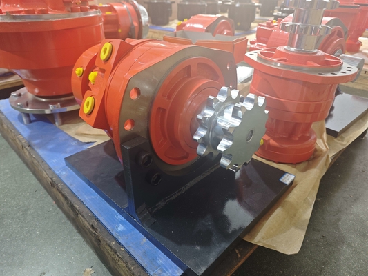 Hierro fundido de trabajo pesado 100-125r/min Motor de pistón hidráulico con color personalizado