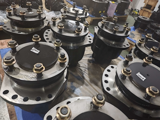 Motor de accionamiento hidráulico de color personalizado proporciona torque de baja velocidad para maquinaria de construcción