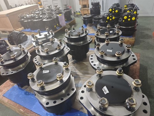Motor de accionamiento hidráulico de color personalizado proporciona torque de baja velocidad para maquinaria de construcción