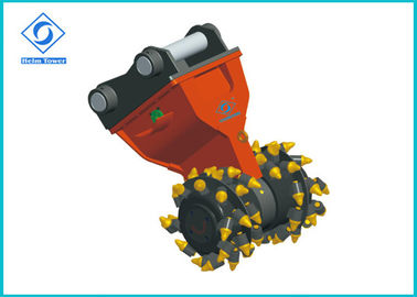 Cortador de tambor de poco ruido para el excavador, cortador rotatorio hidráulico flexible HDC50